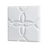 VEVOR Zidni paneli 3D minimalistički cvjetni 30 x 30 x 2,5 cm bijeli