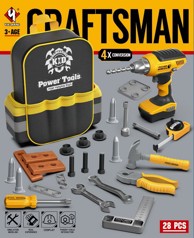 Set alata s ruksakom Craftsman, narančasti