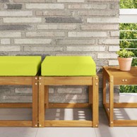 Jastučić za sjedenje na otvorenom, 40 x 40 x 8 cm, zelena