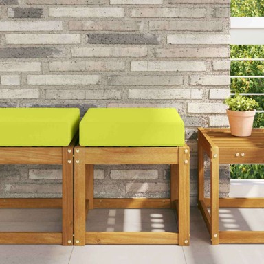 Jastučić za sjedenje na otvorenom, 40 x 40 x 8 cm, zelena