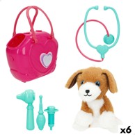 COLORBABY Plišana igračka, plišano platno, plastika 10 x 17 x 9 cm (6 kom.)