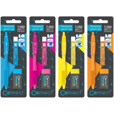 CONNECT Tehnička olovka grip T-050, 0.5mm, mine, gumica
