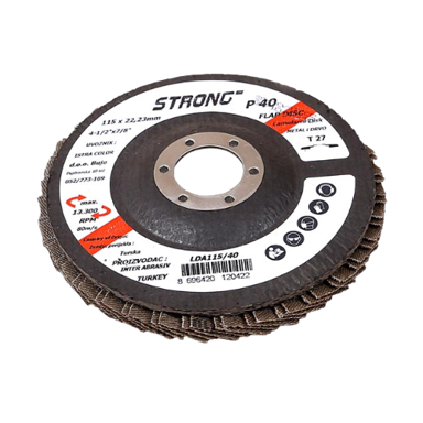 LAMELARNI Disk za brušenje ravni 115 mm x 22 mm, P100
