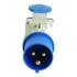 Tp electric CEE kamping adapter od 16 A do 230 V, francuski utični adapter, kutni adapter