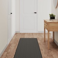 Tepih-staza s izgledom sisala antracit 50 x 250 cm