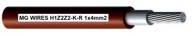 MG WIRES Fotonaponski kabel H1Z2Z2-K-R-4mm² 50 m, crveni