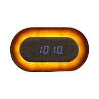 GINGKO Digitalna budilica Lumos Walnut, prirodna