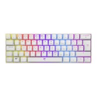 WHITE SHARK Tipkovnica GK-2022 Shinobi, bijela, RGB, smeđi switch, mehanička, UK layout, USB