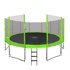 Trampolin, 487 cm, zeleni