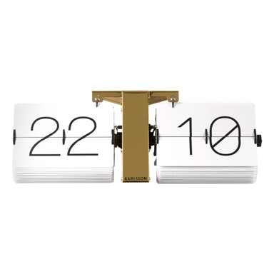 KARLSSON Bijeli sat No Case Clock