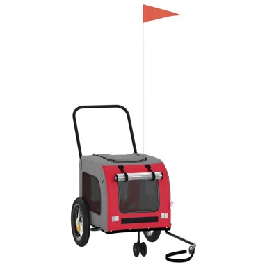 Kolica za ljubimce 124x53x53 cm, crvena