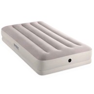 Krevet na napuhavanje Dura-Beam Twin Prestige s USB pumpom, 99 x 191 x 30 cm, 136 kg, svijetlo bež
