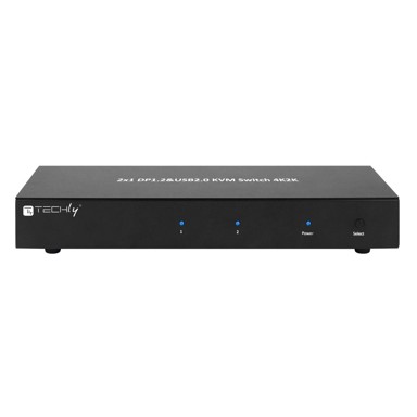 TECHLY Switch IDATA DP-KVM2, 2-Port DisplayPort 1.2