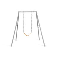 Ljuljačka za djecu 2u1, 170 x 200 x 235 cm, 100 kg, siva