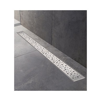 ARMAL Kanalica za tuš, 80 cm, inox, puna