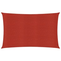 Jedro za zaštitu od sunca 160 g/m² crveno 2 x 4 m HDPE