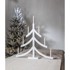 STAR TRADING Bijeli božićni svjetlosni ukras Pagod 