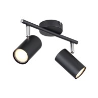 GLOBO Stropna svjetiljka 2xGU10 25W, crni