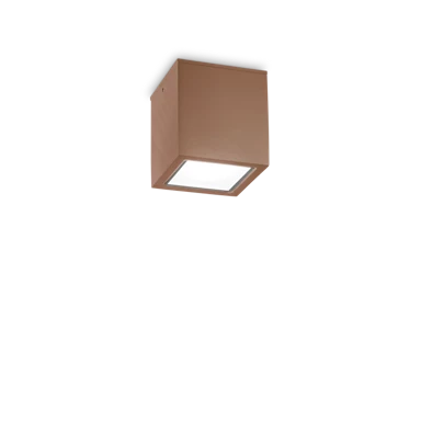 IDEAL LUX Stropna lampa Techo ID251592, PL1 mala, GU10, IP54, coffee