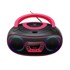 DENVER Prijenosni radio Boombox TCL-212BT, Bluetooth, USB, SD, AUX ulaz, ružičasta