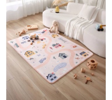 Tepih za djecu s memorijskom pjenom Hakuna farma, 160 x 120 x 1,5 cm