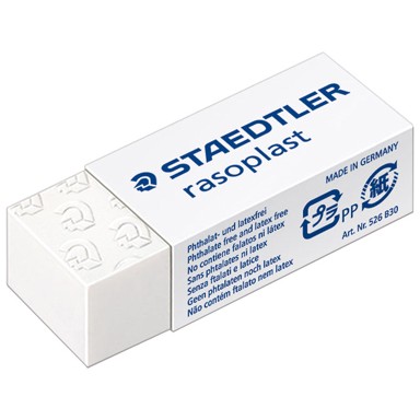 STAEDTLER Gumica Rasoplast, 526 B30, bijela