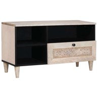 TV ormar s ladicama, bijeli, 80x33x46 cm