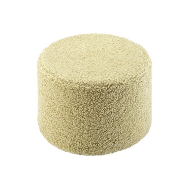 WIGIWAMA Zeleni dječji tabure od bouclé tkanine 