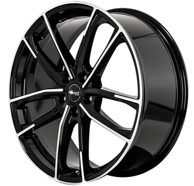 BROCK Aluminijski naplatak B38 8x19 5/108 ET45 polirana, crna