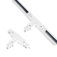 GLOBAL TRACK T spojnica za šinu, desna, crna