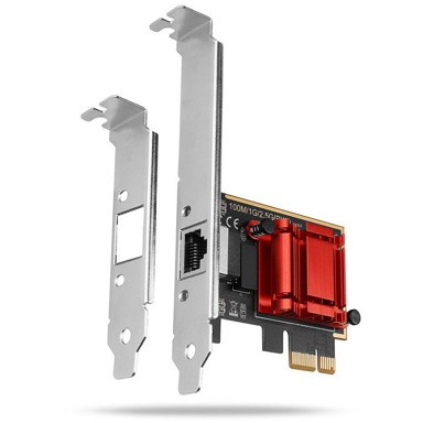 AXAGON Mrežna kartica PCEE-G25, PCIe adapter, 2.5 Gigabit Ethernet, Realtek 8125, RJ45, PCEE-G25