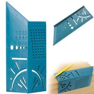 VERKGROUP Japanski stolarski kut 3D, 20 cm, univerzalni, aluminijski