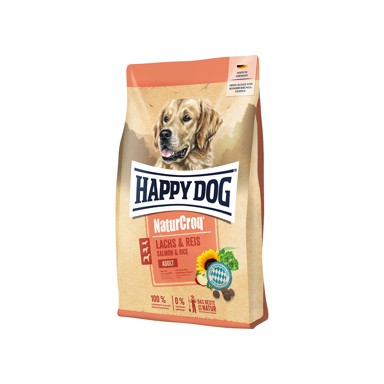 HAPPY DOG Hrana NATURCROQ LOSOS I RIŽA, 4kg