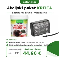ROLAND Komplet protiv krtica i voluharica s kuglicama i podzemnim rastjerivačem