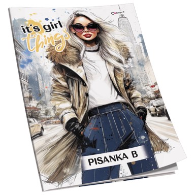 SOFT+ CONNECT Školski obrazac pisanka B za 1. razred, Girl