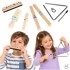 Drveni glazbeni instrumenti za djecu, triangl, palice, usna harmonika, glazbeni ribež