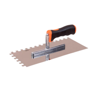 STRONG Gleter nazubljeni, gumena drška, 280 × 130 mm, N8