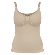 CARRIWELL Potkošulja za dojenje, bez šavova, bež, M