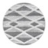 AYYILDIZ CARPETS Sivi okrugli tepih ø 160 cm Pisa