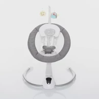 ZOPA Ležaljka LULLABY GRAY STARS, siva