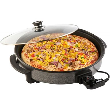VONSHEF Pekač za pizzu, električni, 1500W, 5 temperatura, 42 cm