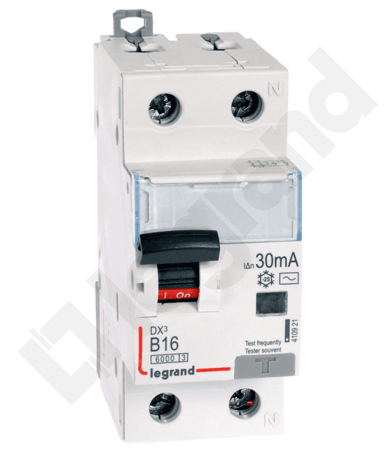LEGRAND Diferencijalni prekidač 2P 16A B 0,03A tip AC P312 DX3