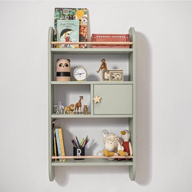 BELLAMY Rainbow polica za zid Sage