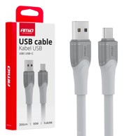 AMIO Kabel USB-A–USB-C FullLINK X111, 60W, 200 cm