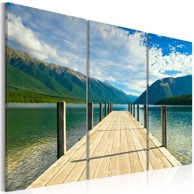Slika A pier on the lake 60x40