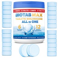 BIOTAB MAX All in One tablete za septičku jamu i pročistač otpadnih voda, 24 + 2 kom.