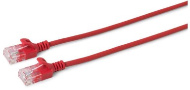 U/UTP Mrežni kabel CAT6 Slim, nezaštićeni, PVC, 2 m, crveni