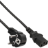 INLINE Strujni kabel 16647F, 0,3 m, crni