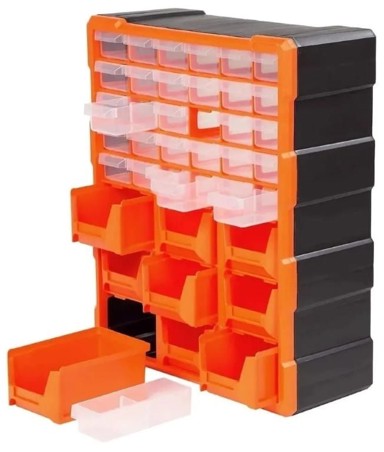 SILA Plastični organizator za radionicu s 30 ladica i 9 pladnjeva 47x38,5 cm