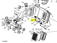 JOHN DEERE O-prsten ventila cilindra R10093 za 5045E